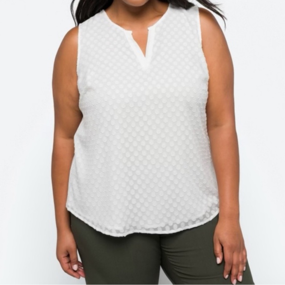 Market & Spruce Textured Top size 3X